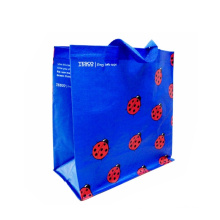 Supermarkets pp woven fabrics laminated shopping bag